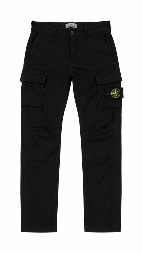 Pantaloni cargo Stone Island Junior - Nero - Taglia 10 anni