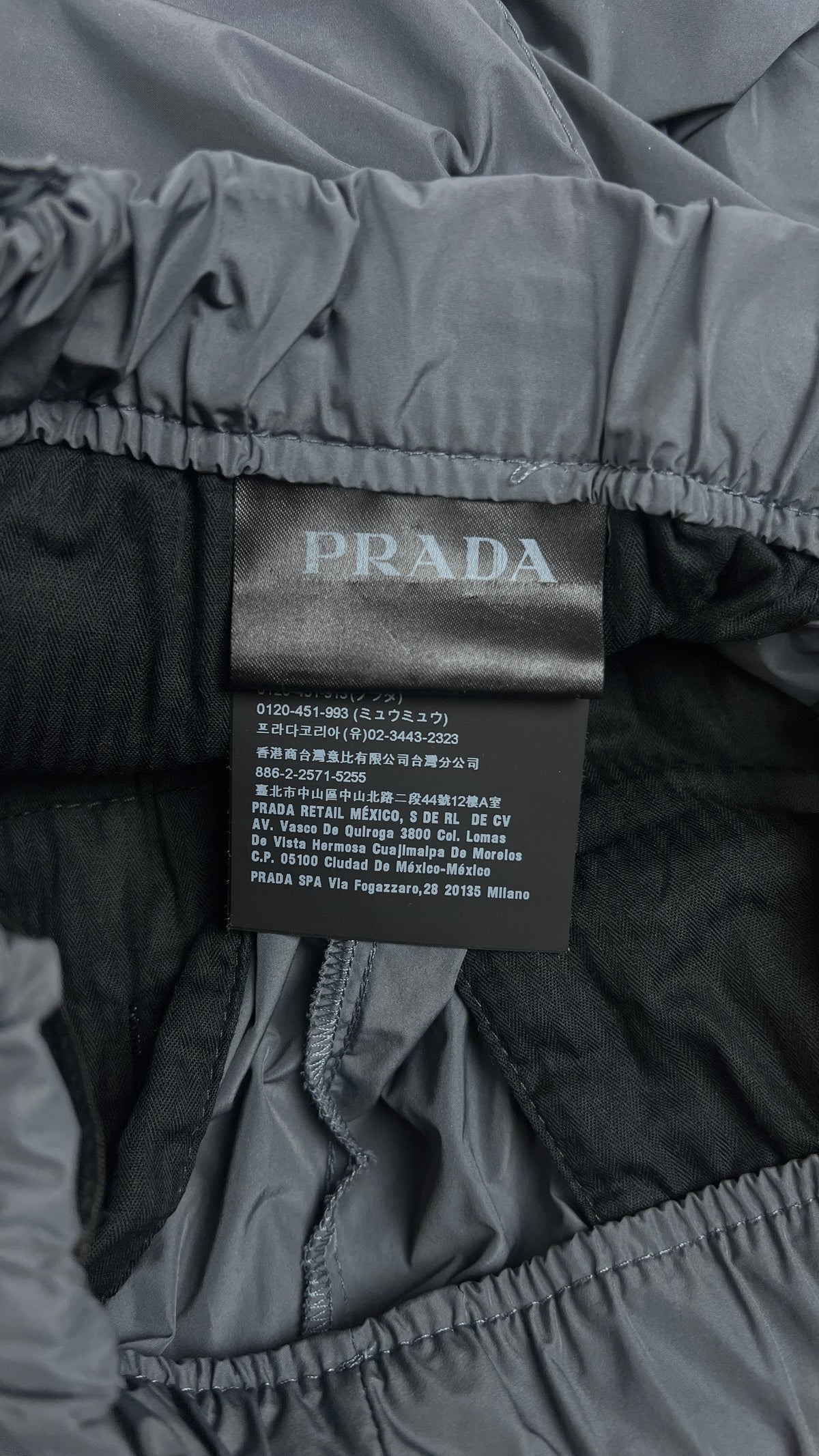 Prada nylon jogging trousers, Grey, Size 48 — additional photo 5
