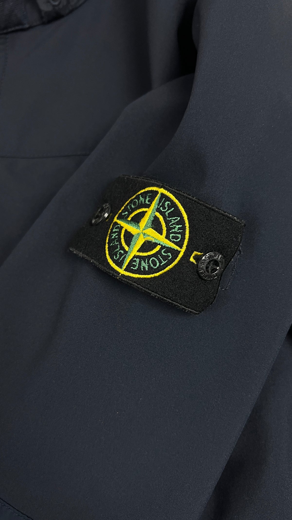 Veste Stone Island Soft Shell-R, Marine, Taille M — photographie complémentaire 3