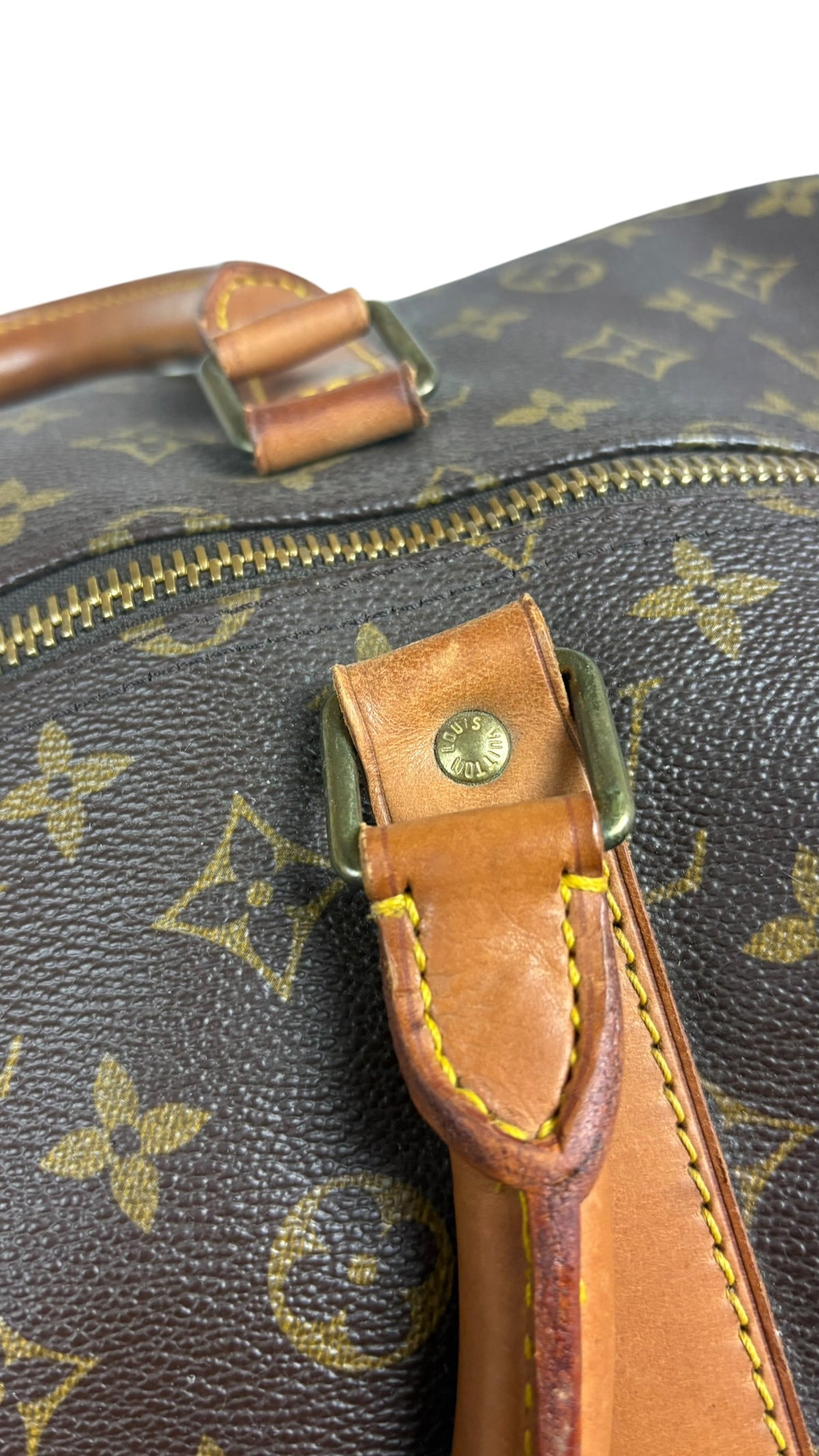 Borsa Louis Vuitton Keepall 55 - Tela Monogram - Marrone - MI883