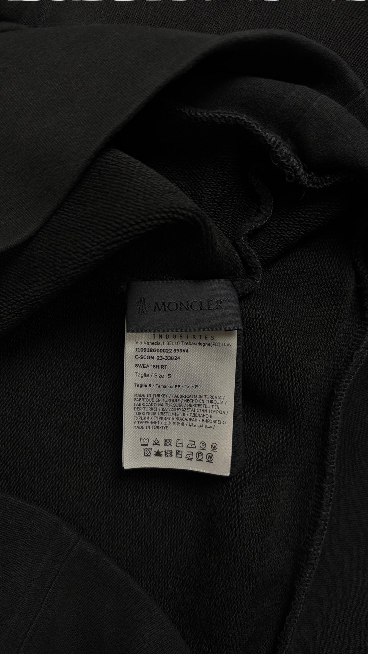 Pull Carzip Moncler noir taille S - vue 4/5