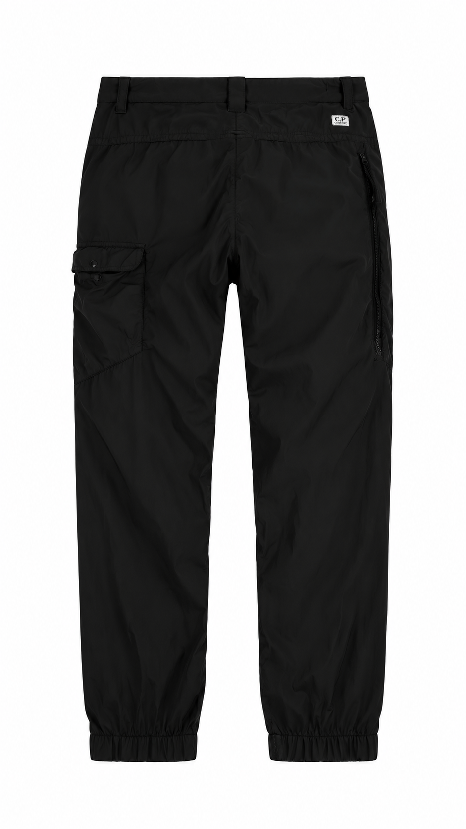 Pantalon Cargo C.P Company Lens Loose Fit kaki grisé taille 48, seconde main authentifiée NB08, vue de dos — vue 2