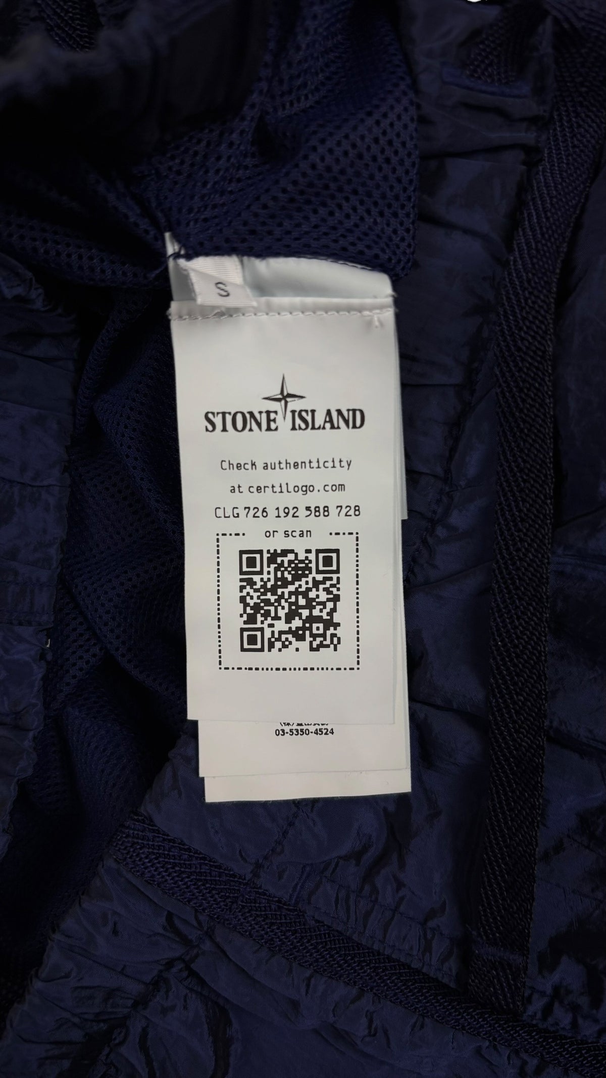Short de bain Stone Island Nylon Metal marine taille S - vue 4/4