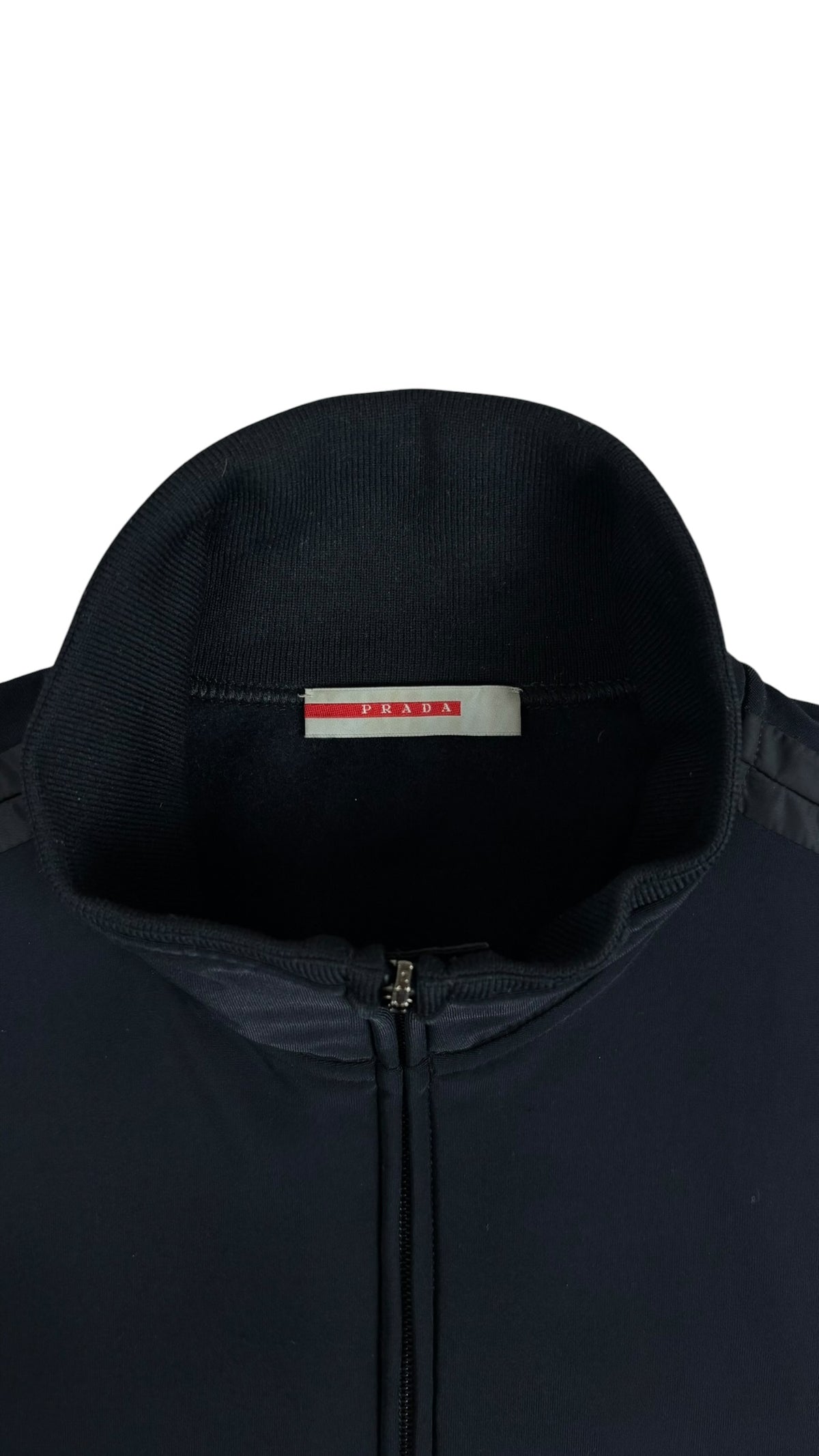 Gilet Prada Nylon Linea Rossa noir taille M - vue 3/6
