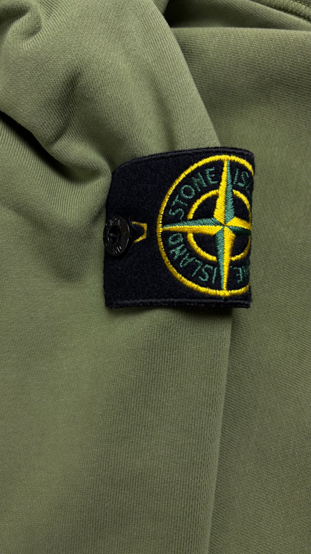 Pull Crewneck Stone Island kaki taille XL - vue 3/4