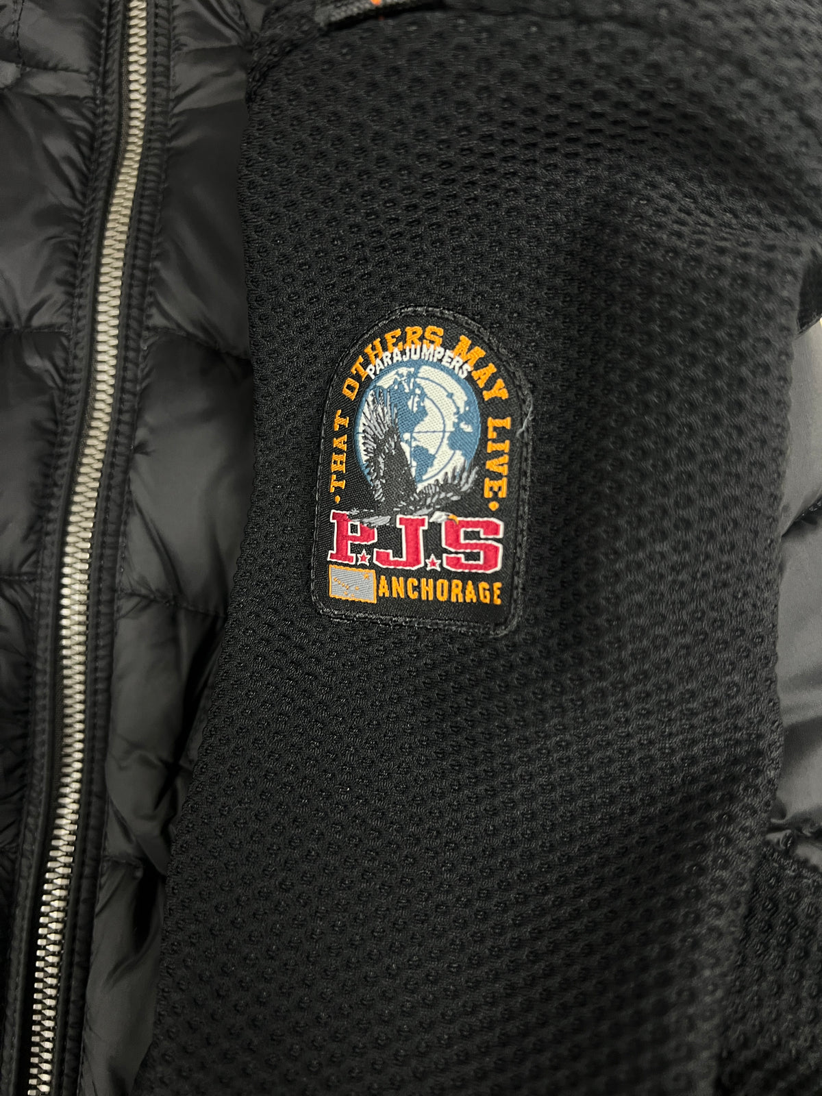Veste Hybride à Capuche Parajumpers Nolan, Noir, Neuf — photographie complémentaire 3