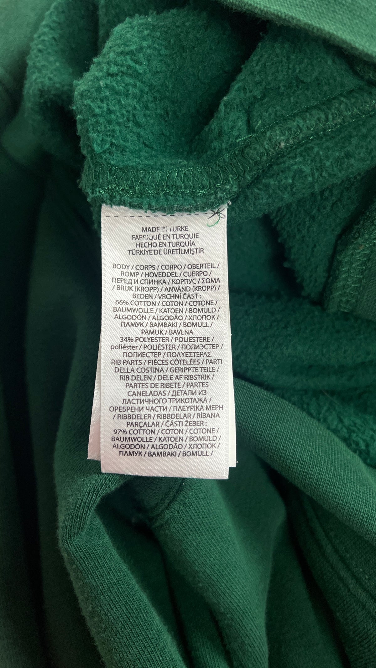 Hoodie Ralph Lauren Polo Bear Junior, Grün, Größe S — zusätzliches Foto 6
