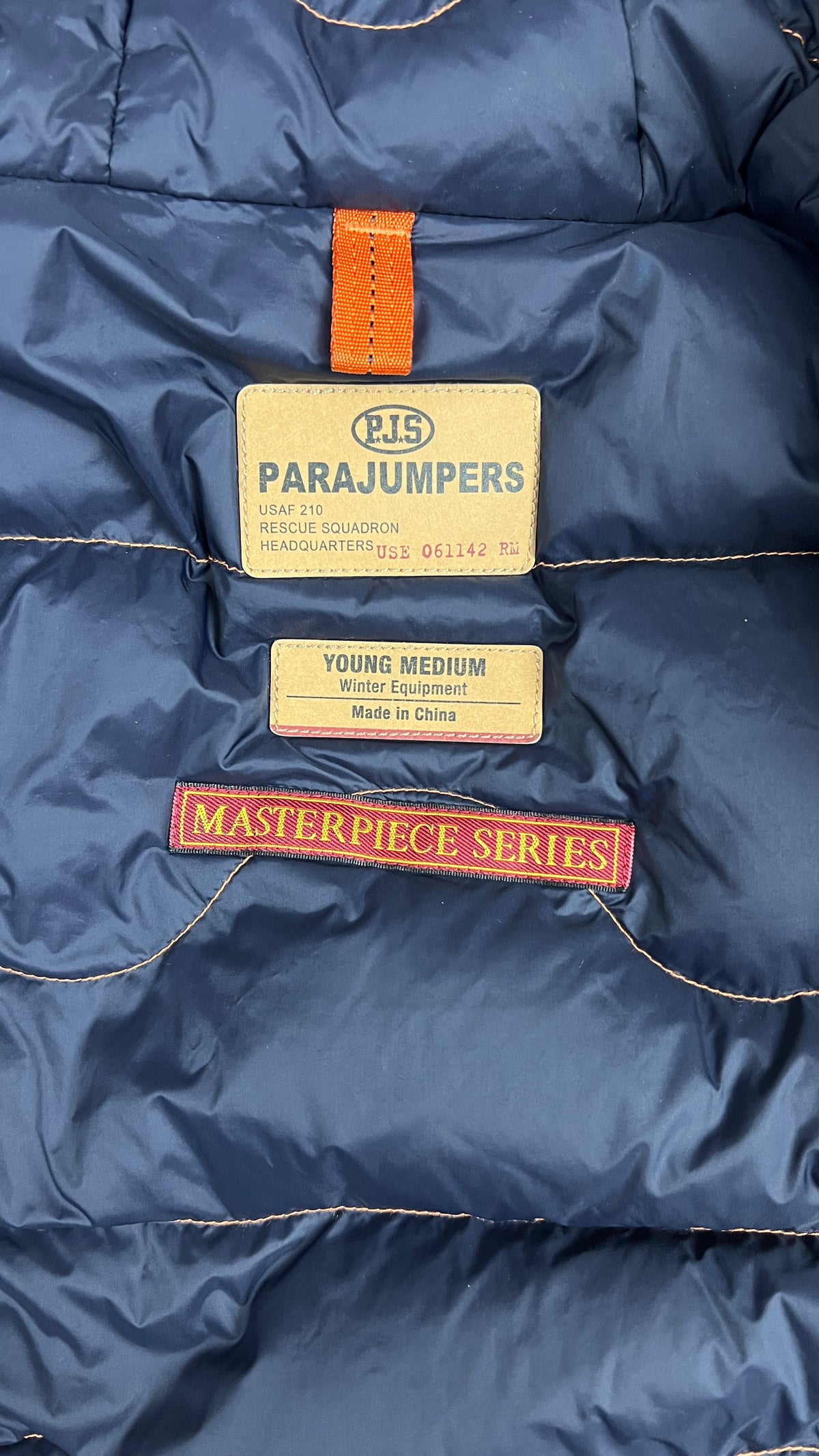 Doudoune à Capuche Parajumpers Right Hand Junior, Marine, Taille XS — photographie complémentaire 4