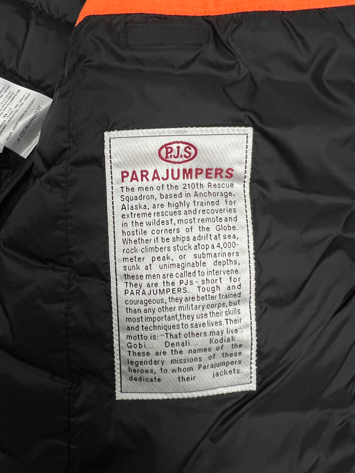 Veste Hybride à Capuche Parajumpers Nolan, Noir, Neuf — photographie complémentaire 5