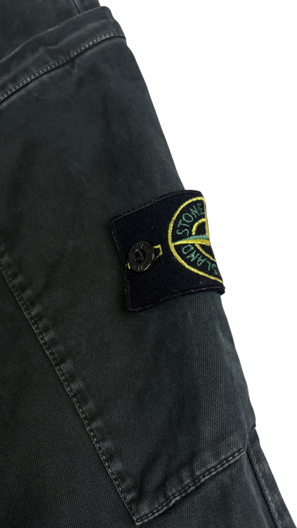 Stone Island Cargo Trousers - Petrol Green - Size W34