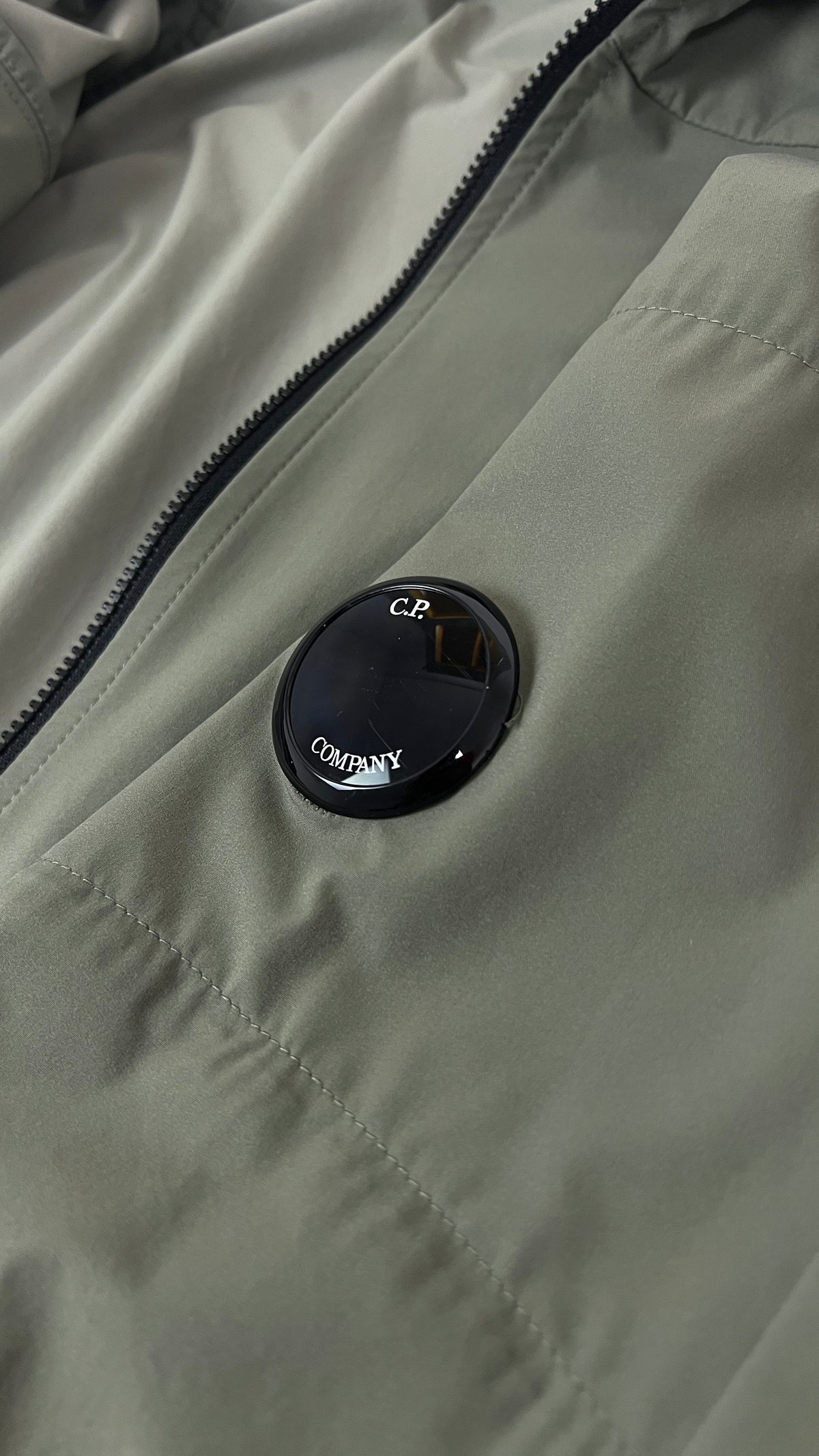 Veste C.P Company Pro-Tek à Capuche, Kaki, Taille 46 — photographie complémentaire 3