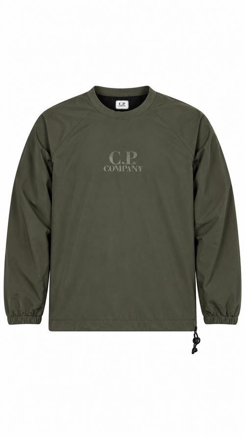 Sweat-shirt Crewneck C.P Company Logo Technique - Kaki - Taille S