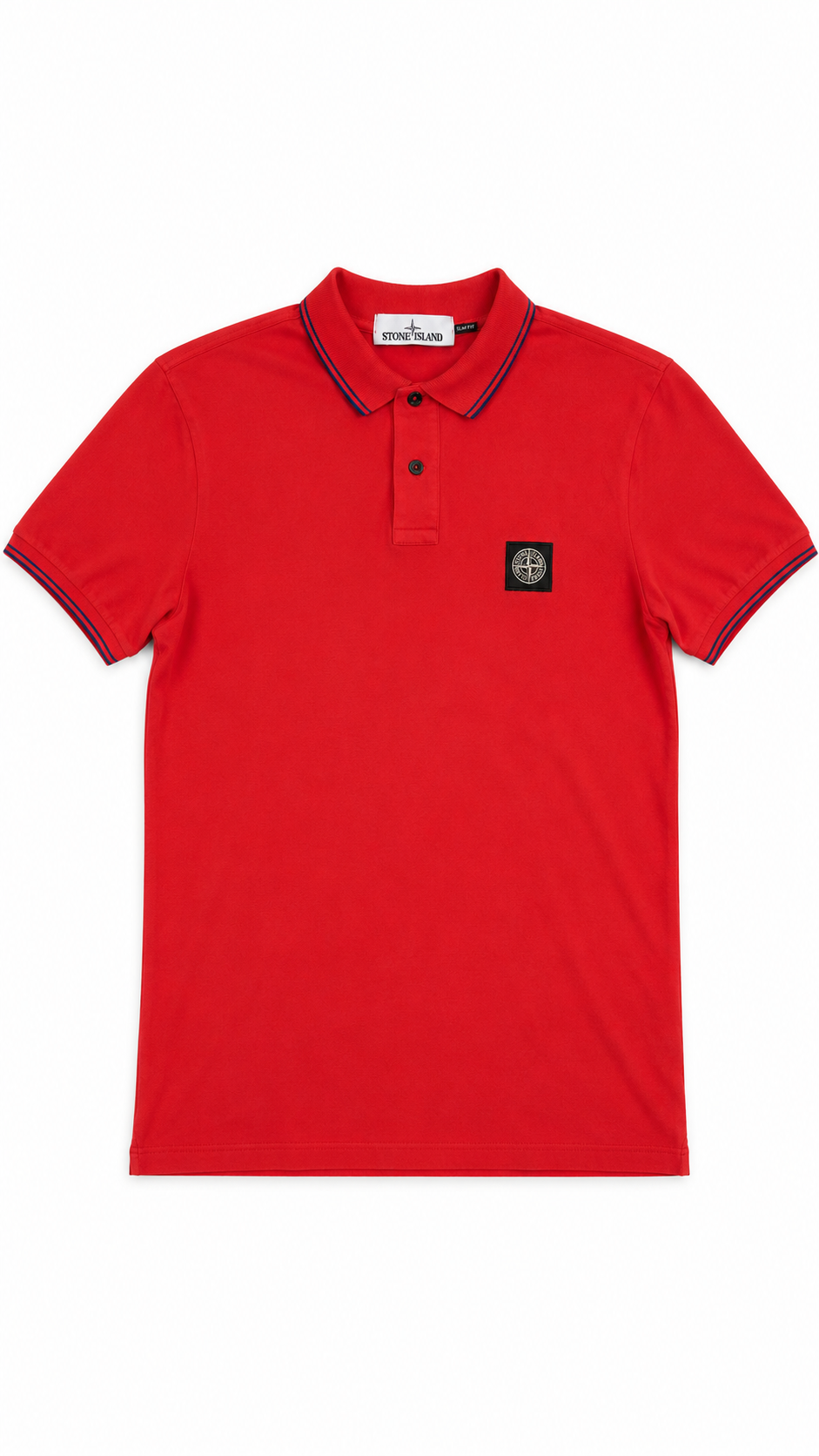 Polo Stone Island rouge taille M - vue 1/4