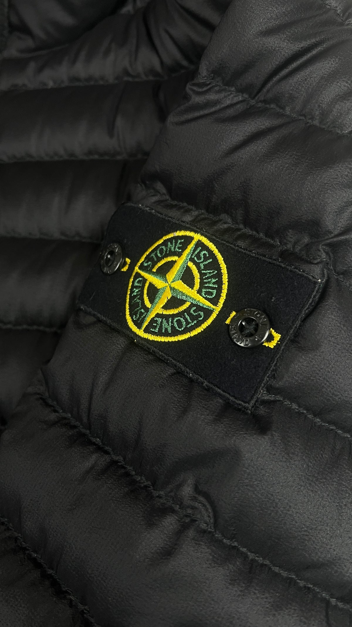 Doudoune à Capuche Stone Island Bio-Based Ripstop Nylon Down, Noir, Taille S — photographie complémentaire 3