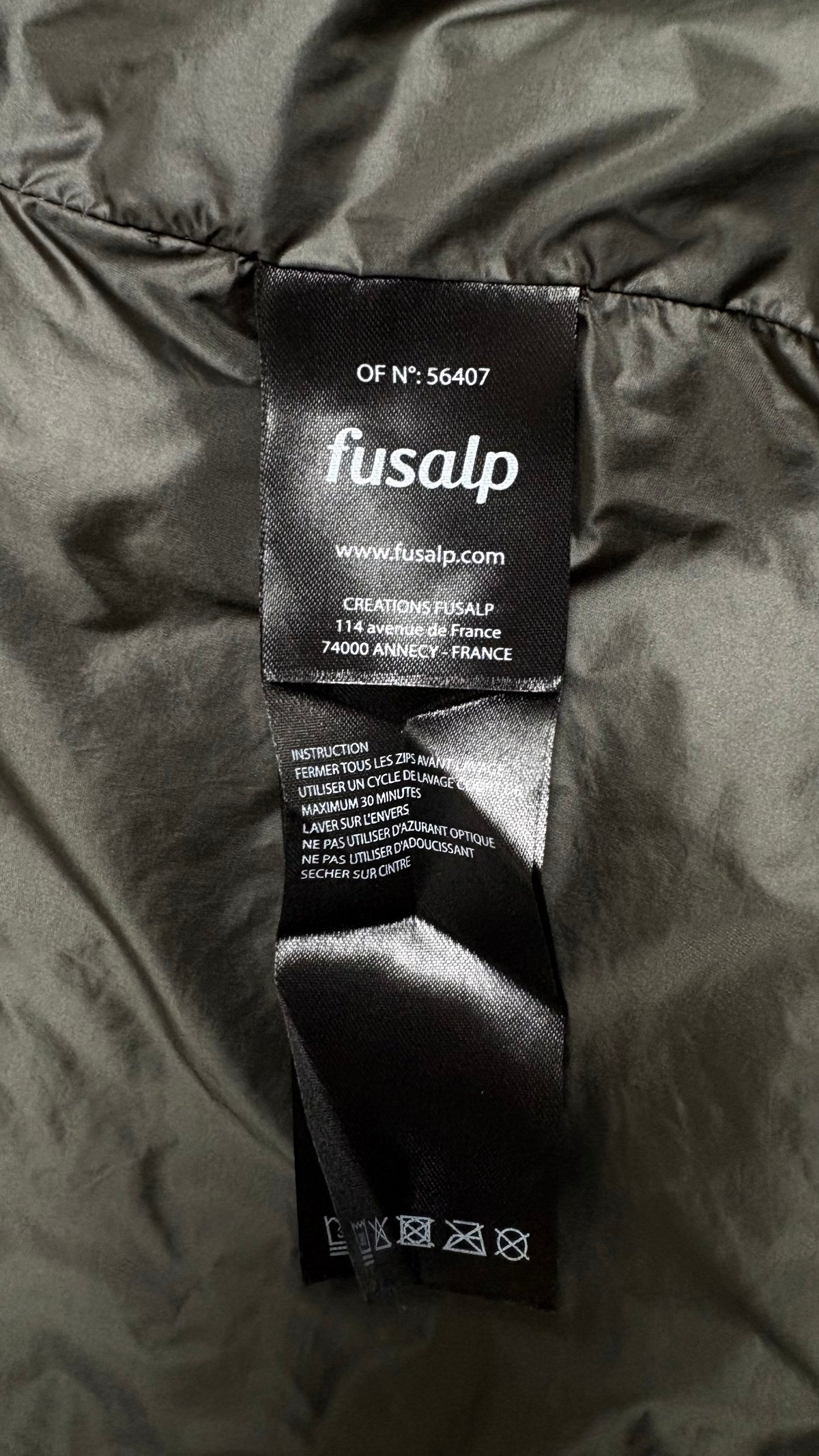 Gilet Fusalp kaki taille 48 - vue 4/4