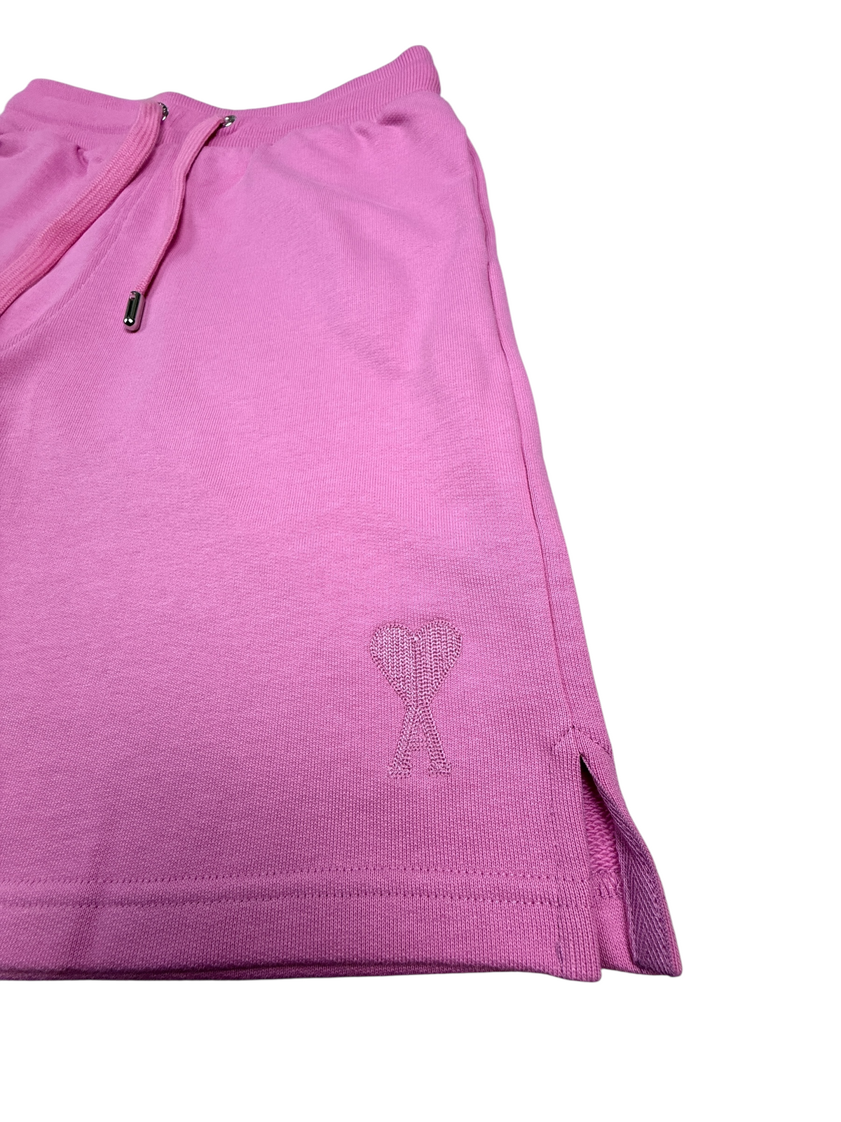 Short Ami Paris rose taille XS - Logo et étiquette