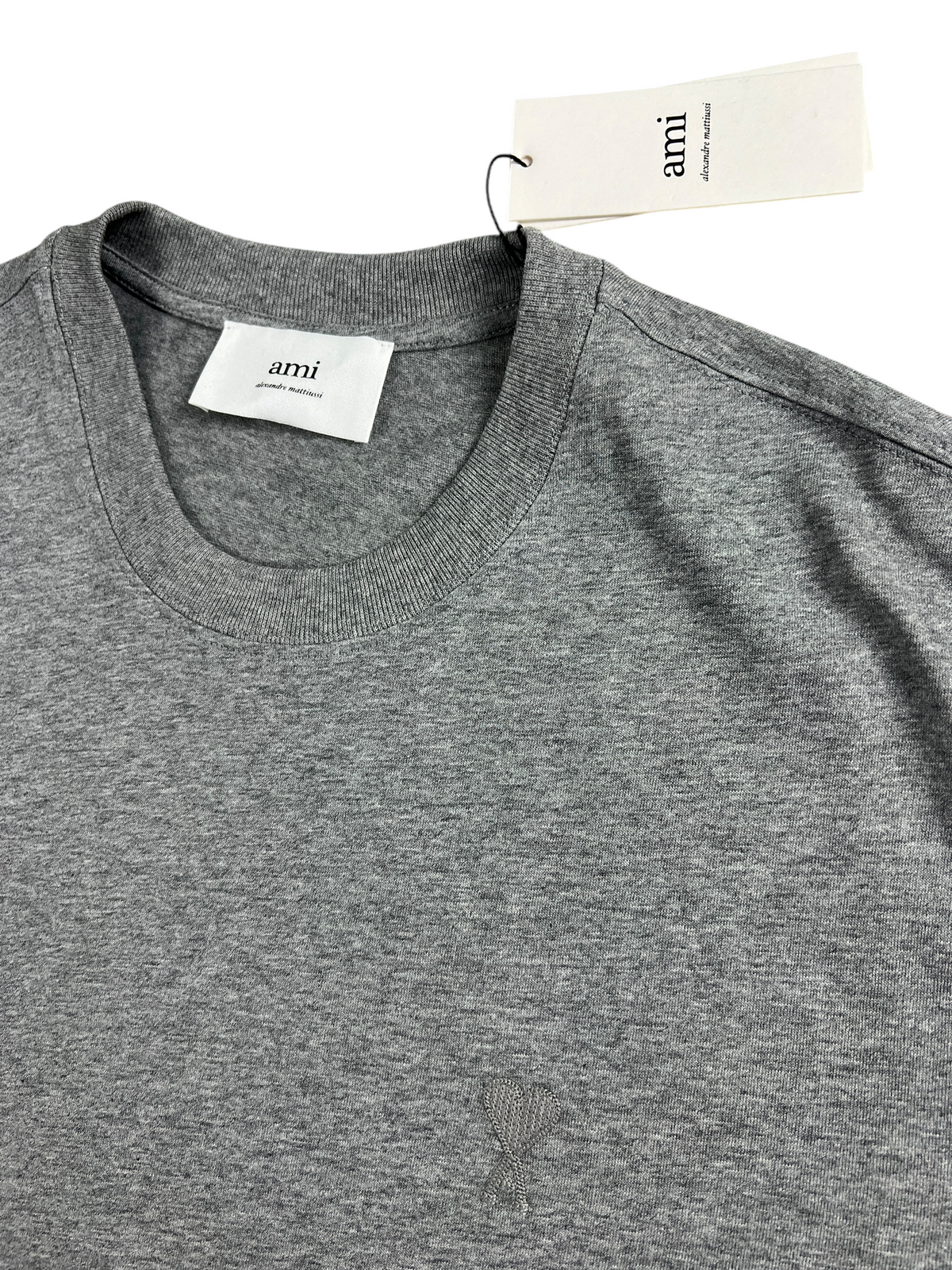 Tee-shirt Ami Paris gris taille L - vue 2