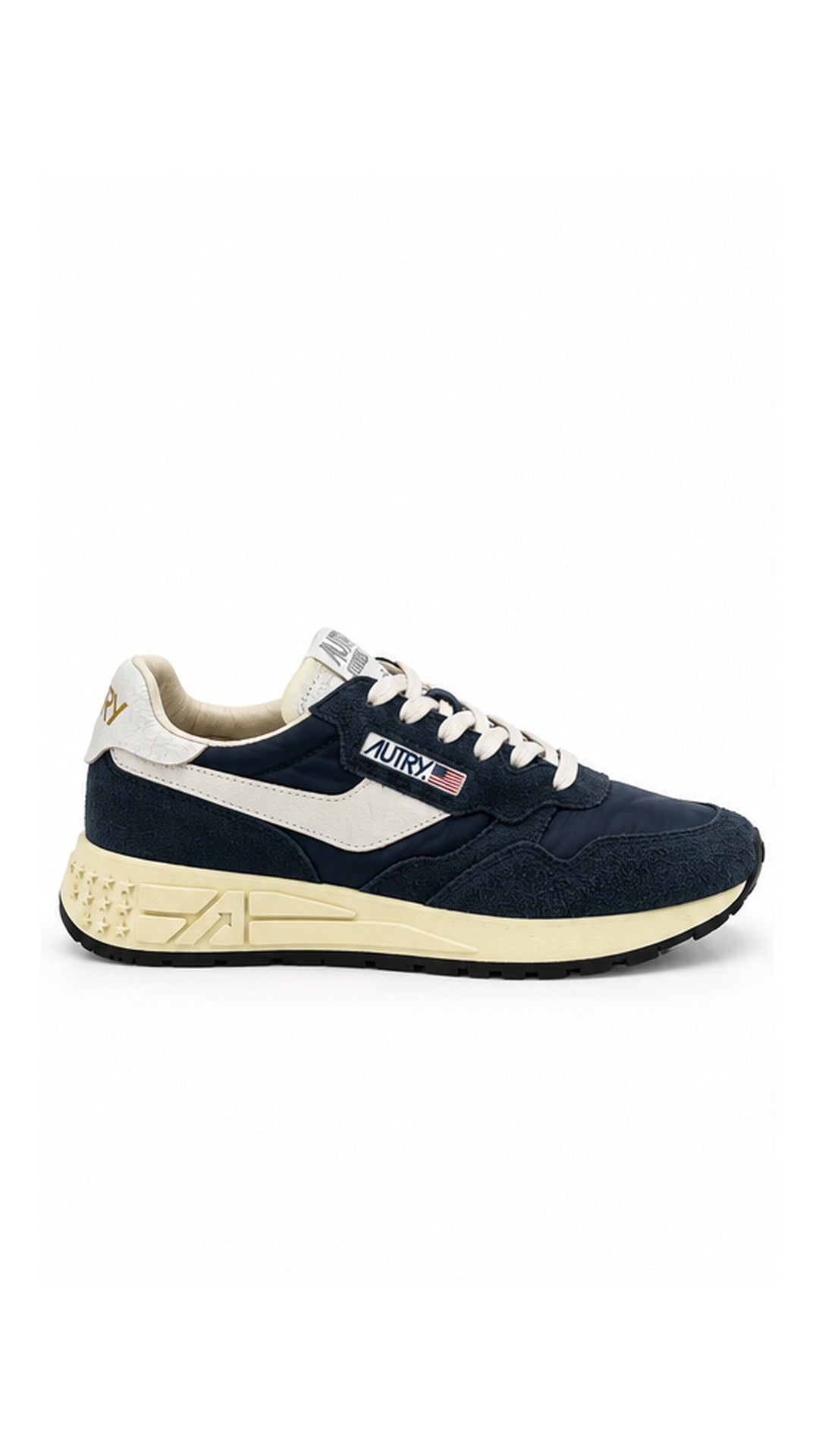 Sneakers Autry Reelwind Low Nylon Bleu Space bleu, neuves — vue 1