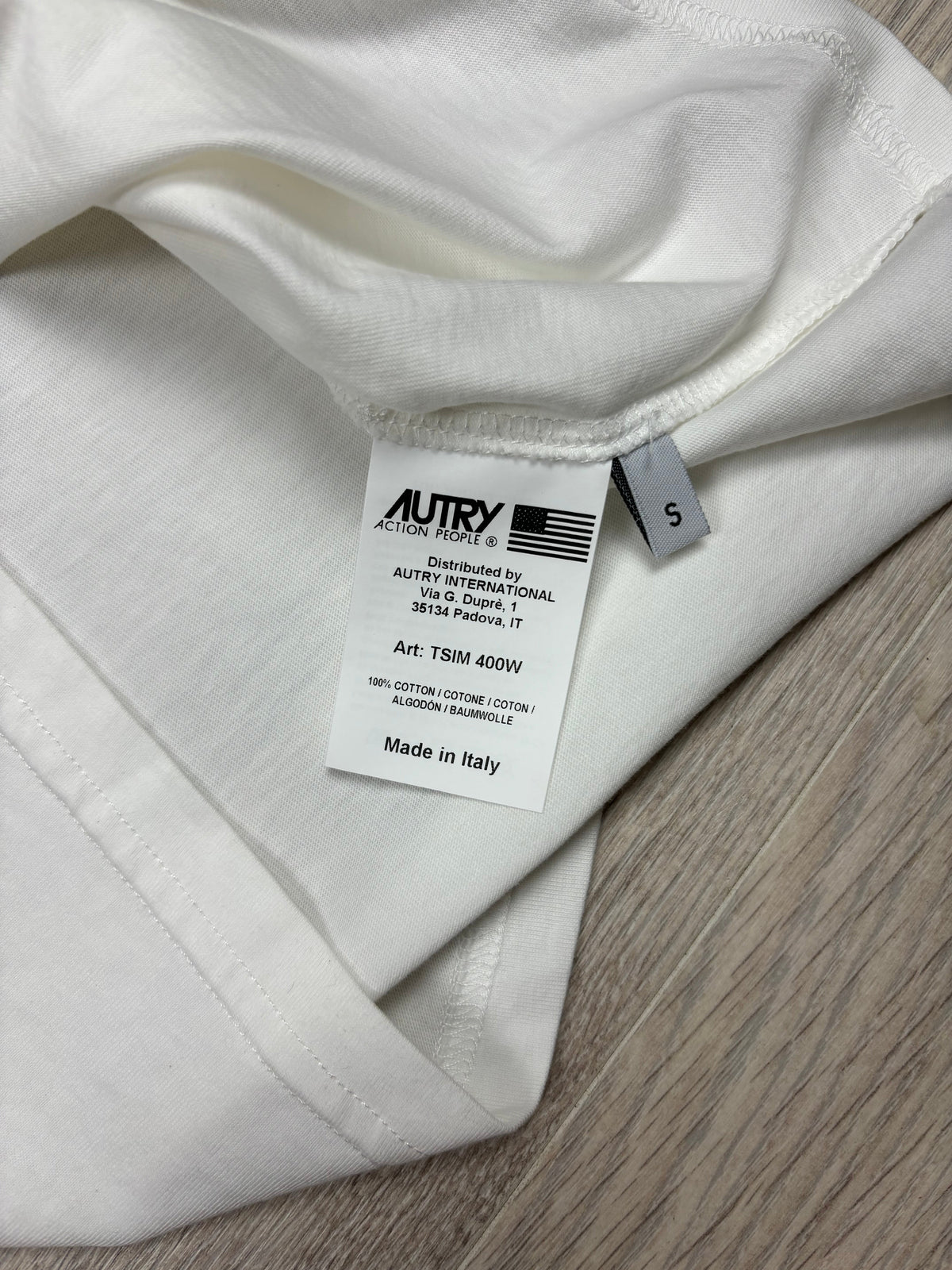 Tee-shirt Autry blanc taille S - vue 2