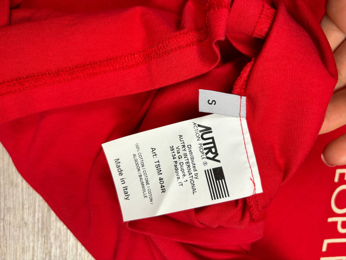Veste Autry rouge taille S - Vue côté