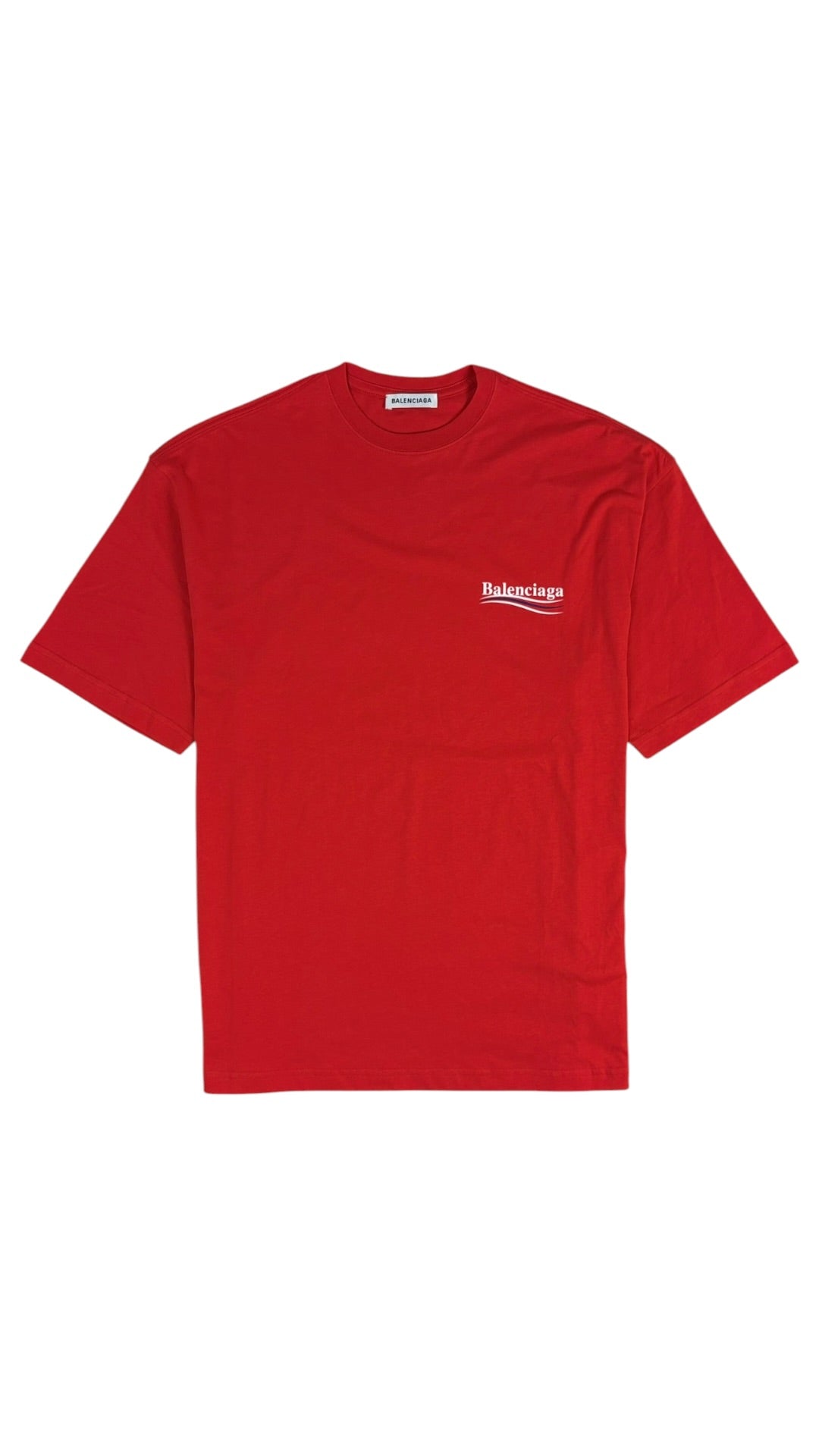 Tee-shirt Balenciaga Political Campaign rouge taille XS - vue 1