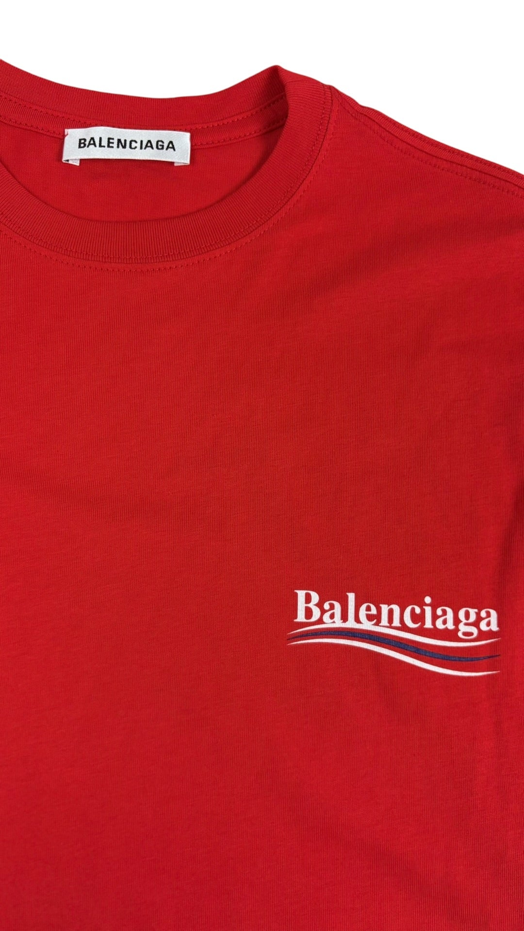 Balenciaga Political Campaign T-shirt, red, size XS - view 3