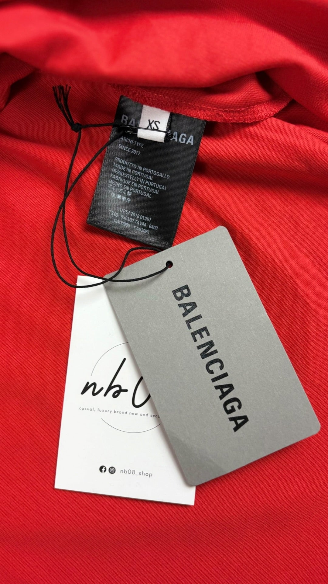 Balenciaga Political Campaign T-shirt, red, size XS - view 4