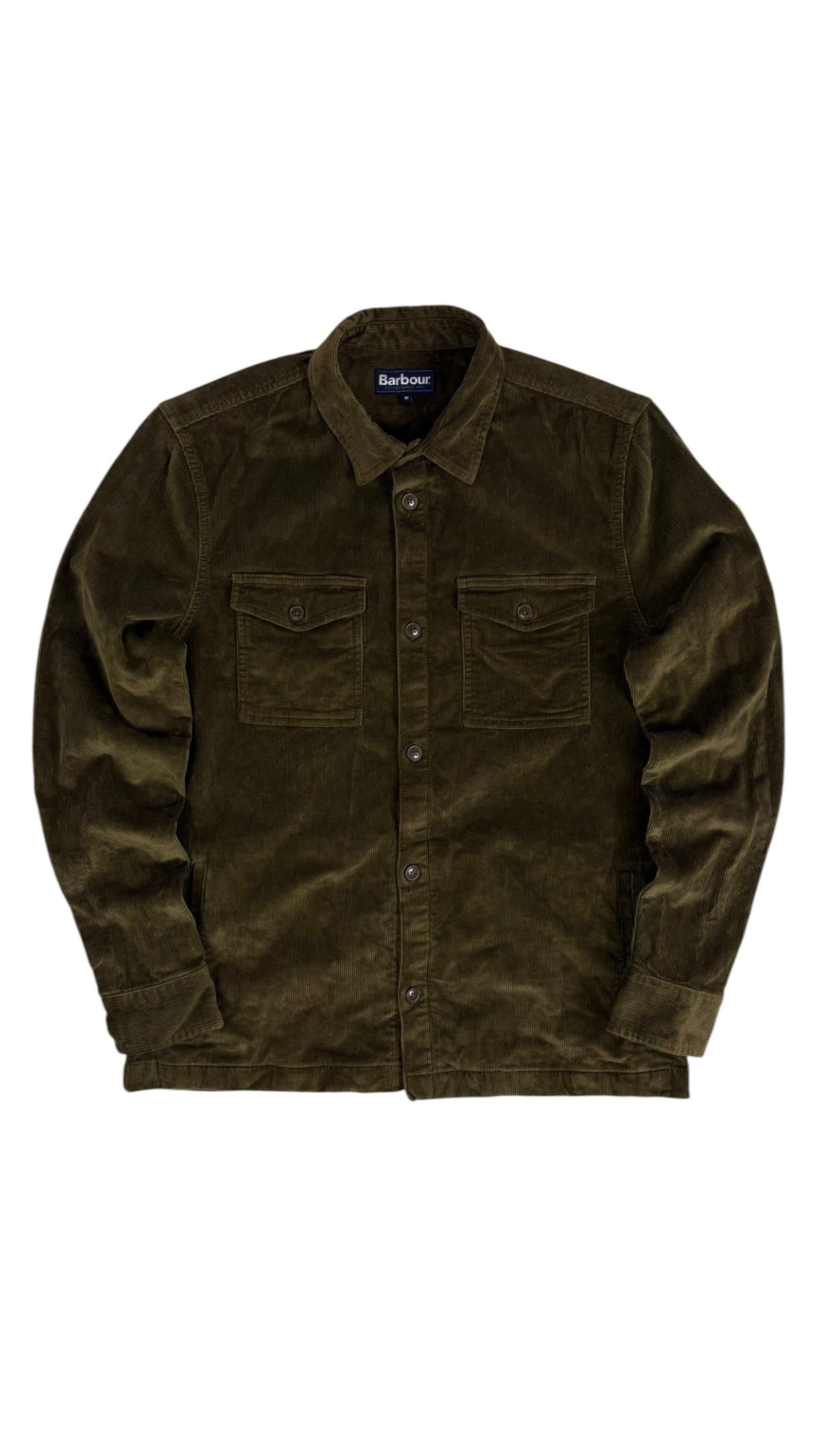 Surchemise Barbour kaki taille M - Vue de face