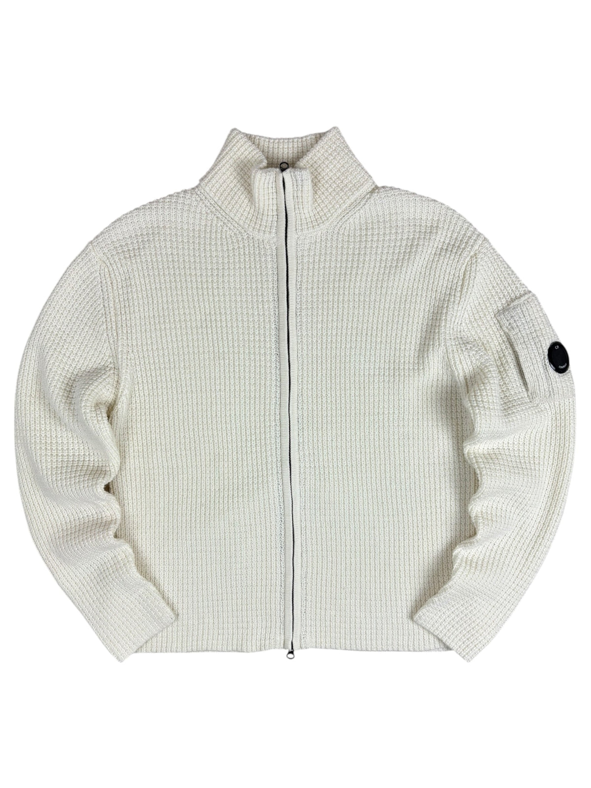 Cardigan C.P Company crème taille L - Vue de face