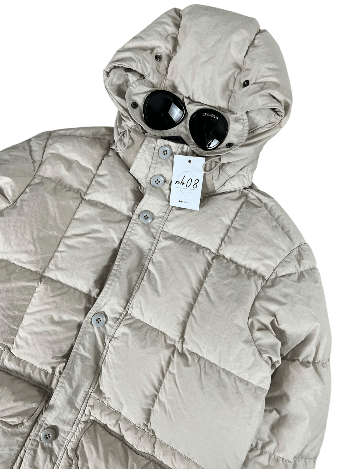 DOUDOUNE C.P COMPANY FLATT NYLON GARMENT DYEING DOWN JACKET - NB08 SHOP