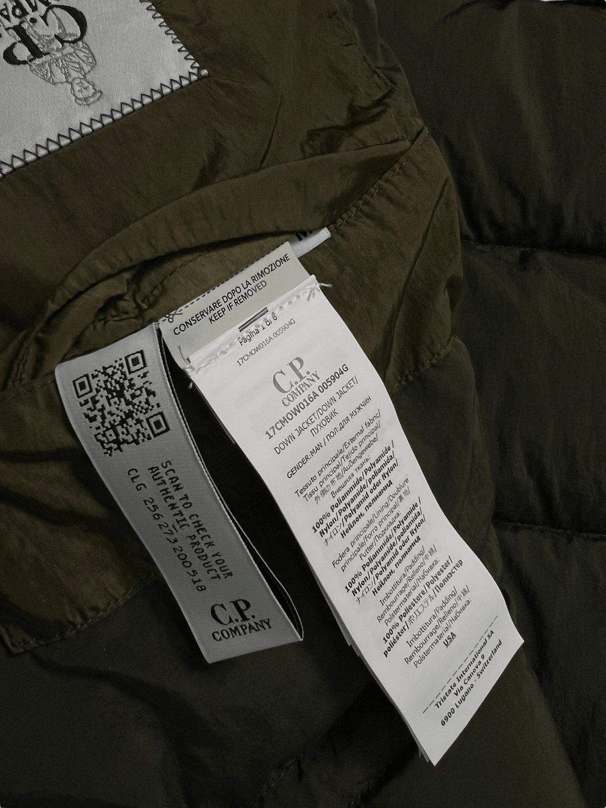 DOUDOUNE C.P COMPANY CHROME - R DOWN JACKET - NB08 SHOP