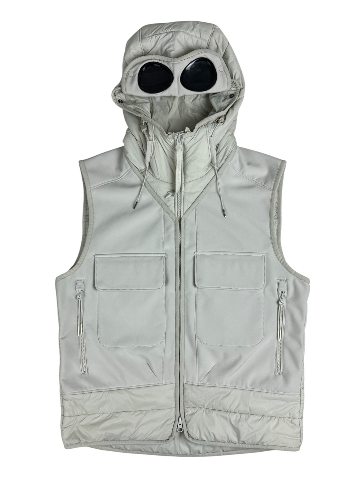Gilet C.P Company crème taille S - Vue de face