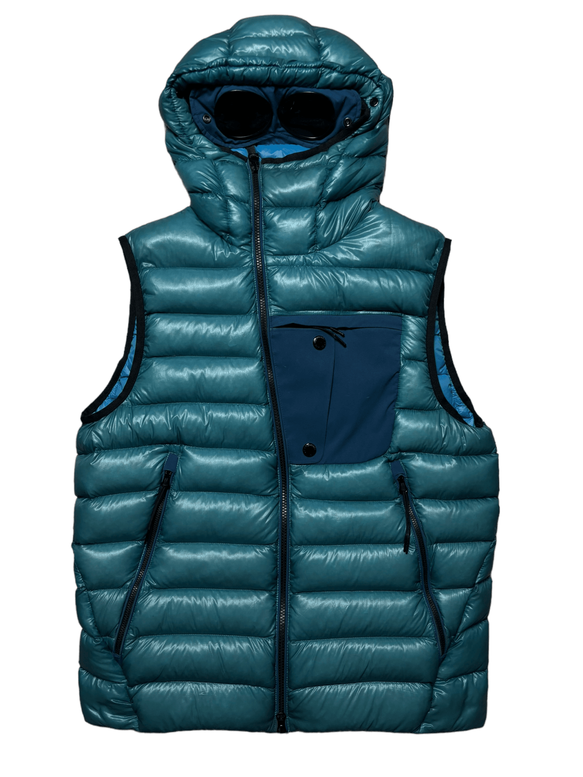 GILET C.P COMPANY D.D. SHELL DOWN JACKET GOGGLE JACKET - NB08 SHOP