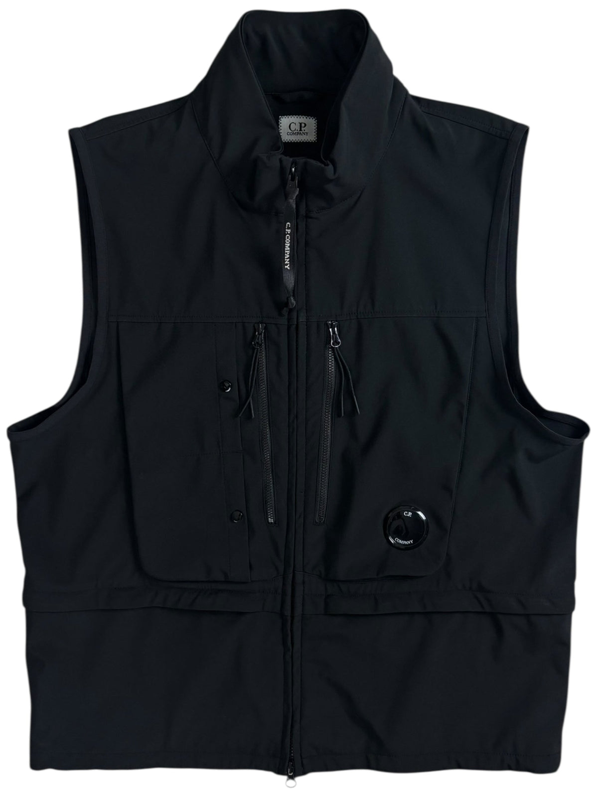 Gilet C.P Company noir taille 48 - Vue de face