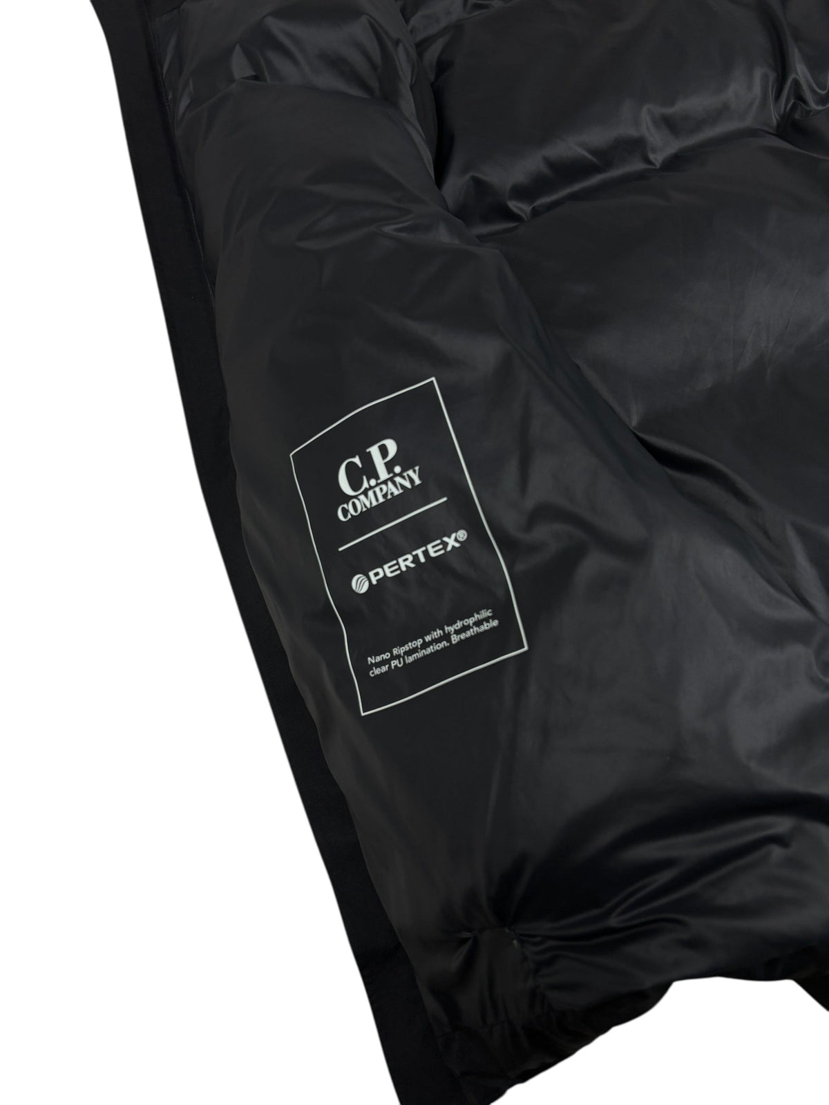 Gilet C.P Company noir taille S - Logo et étiquette