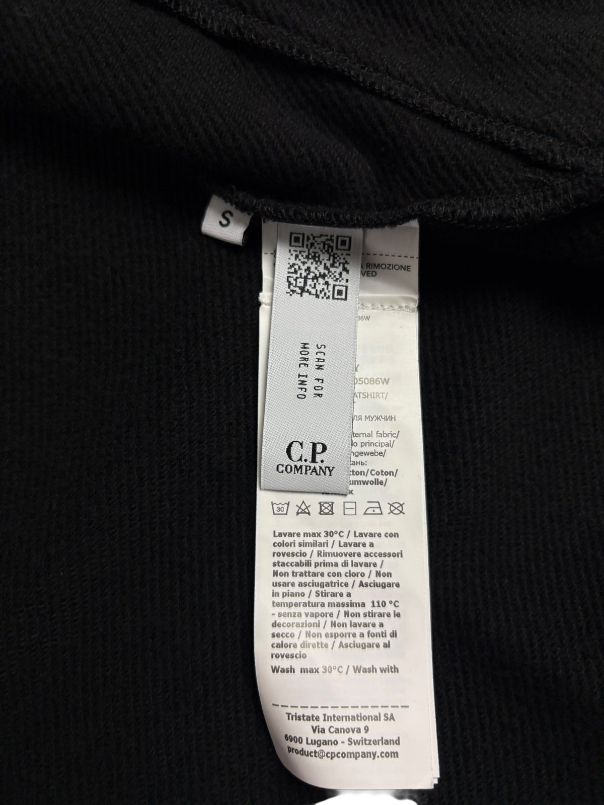 Gilet C.P Company noir taille S - Vue côté