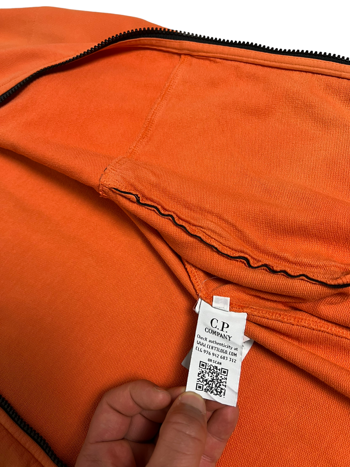 Gilet C.P Company orange taille S - Vue côté