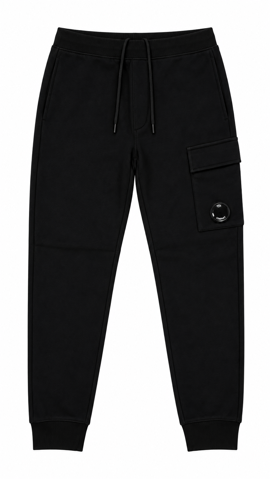 Jogging C.P Company Diagonal Raised Fleece Lens noir, neuf — vue 1