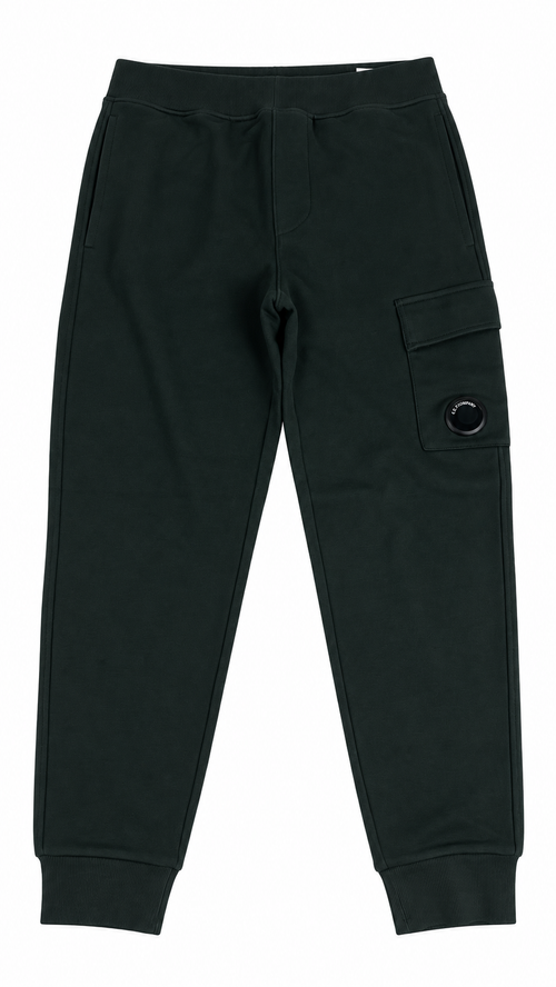 Pantaloni della tuta C.P. Company Diagonal Raised Fleece Lens Raven - Grigio - Nuovi