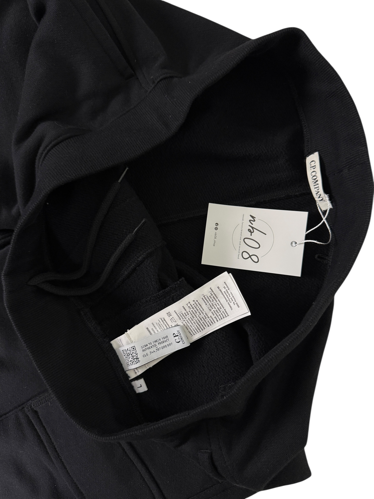 Jogging C.P Company noir taille L - Détail