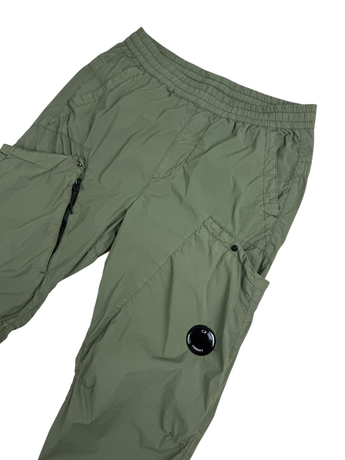 Pantalon C.P Company kaki taille PANTALON 46 - Logo et étiquette