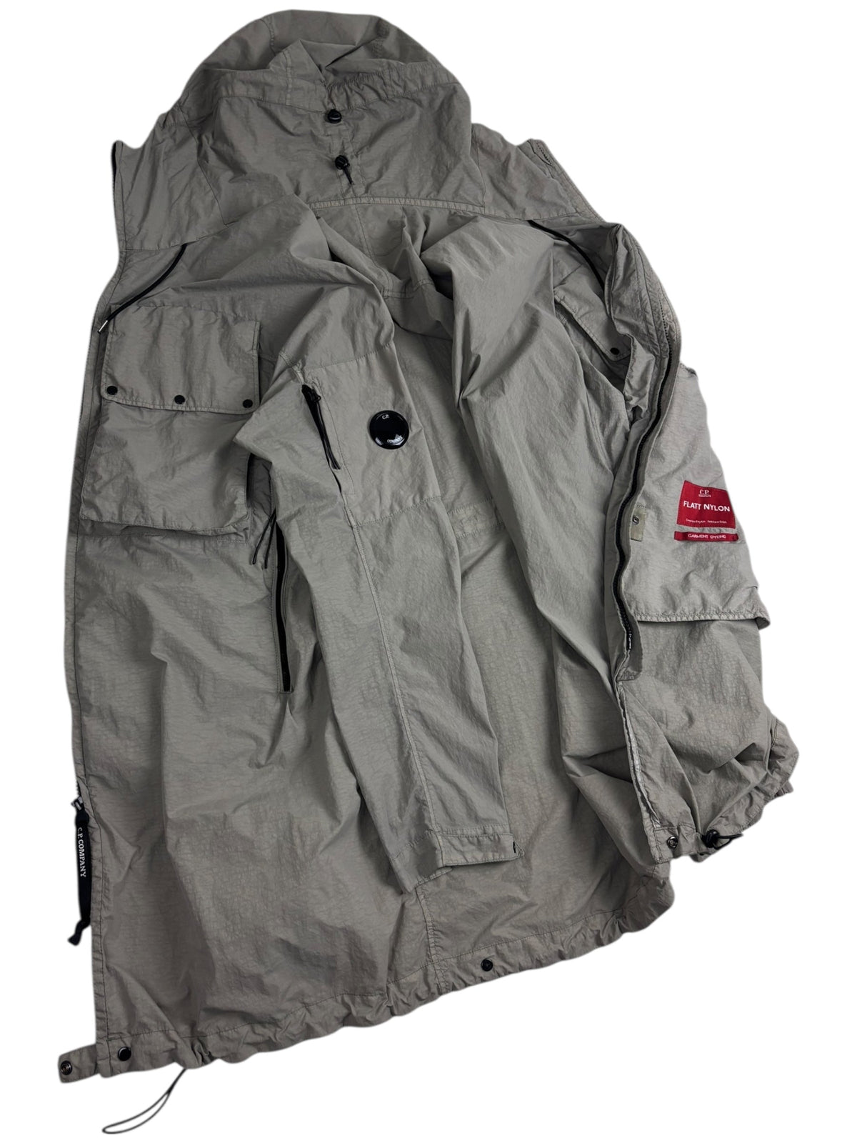 Parka C.P Company kaki taille 50 - Logo et étiquette