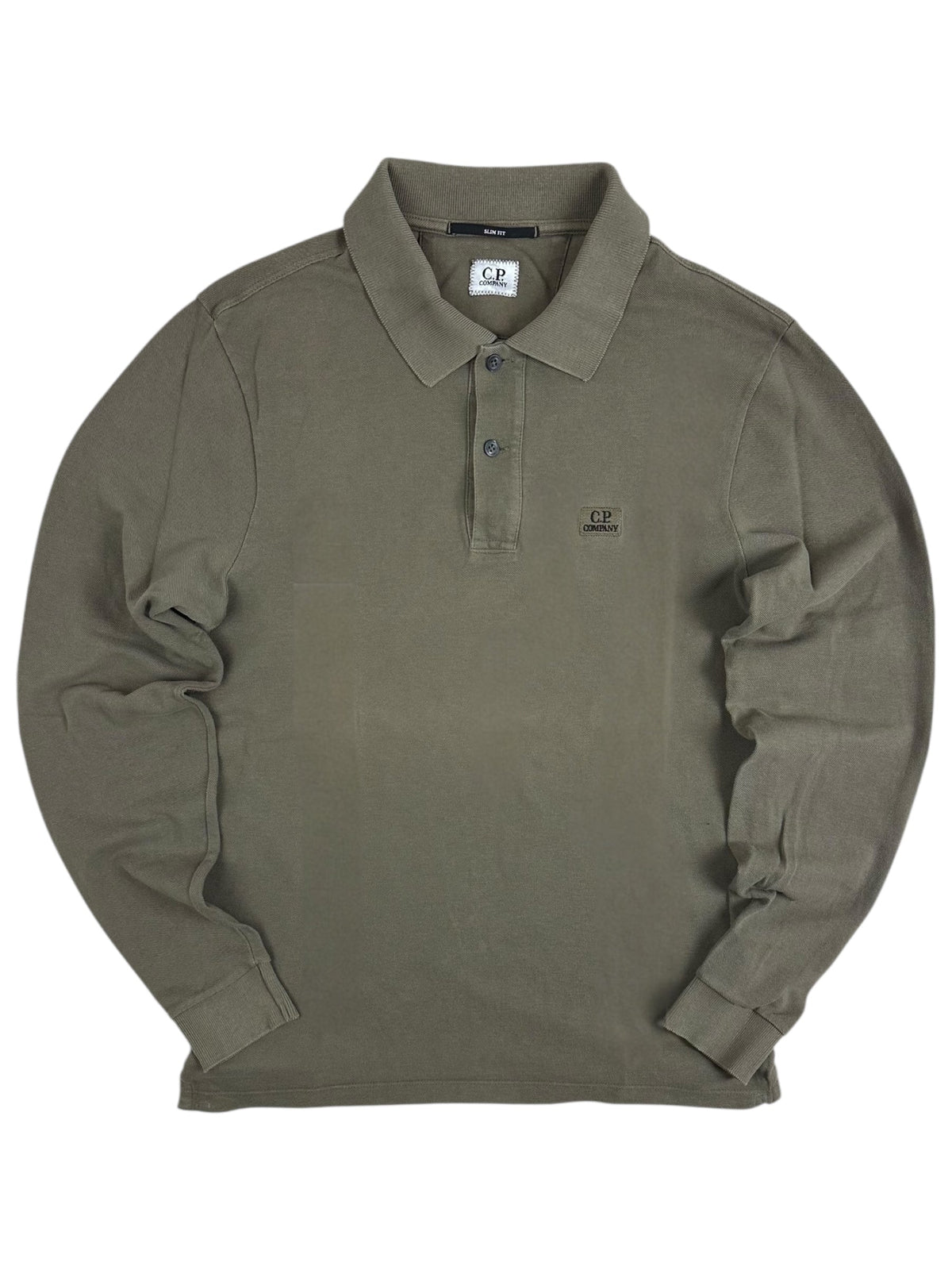 Polo C.P Company kaki taille S - Vue de face
