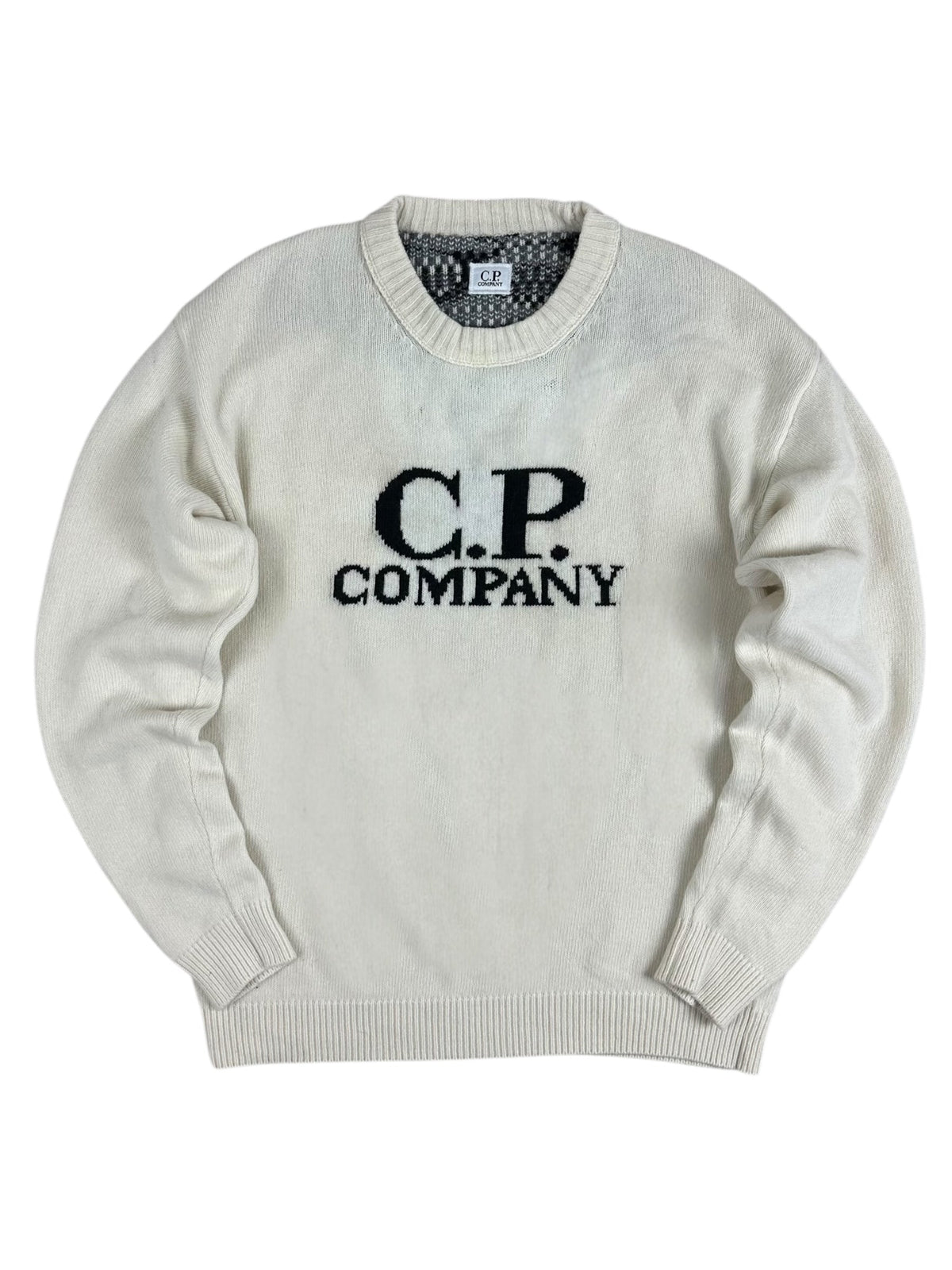 Pull C.P Company crème taille 52 - Vue de face