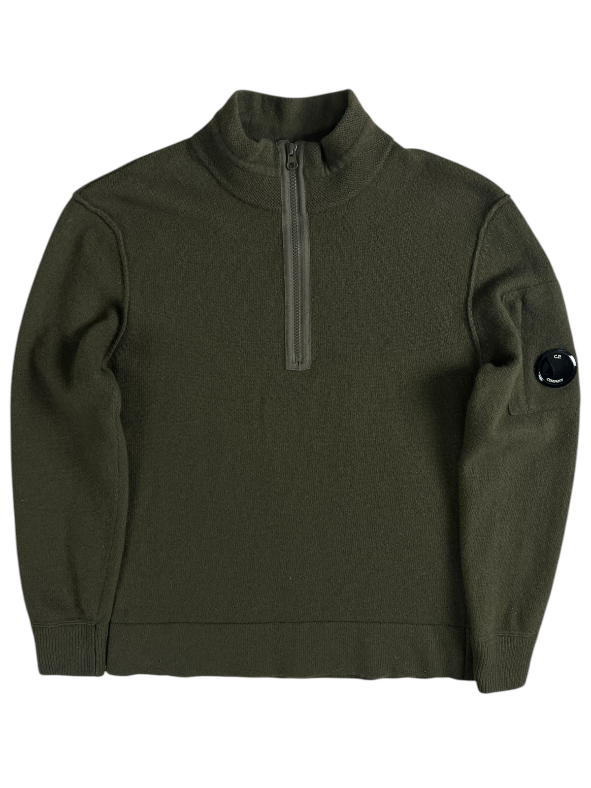 Pull C.P Company kaki taille M - Vue de face