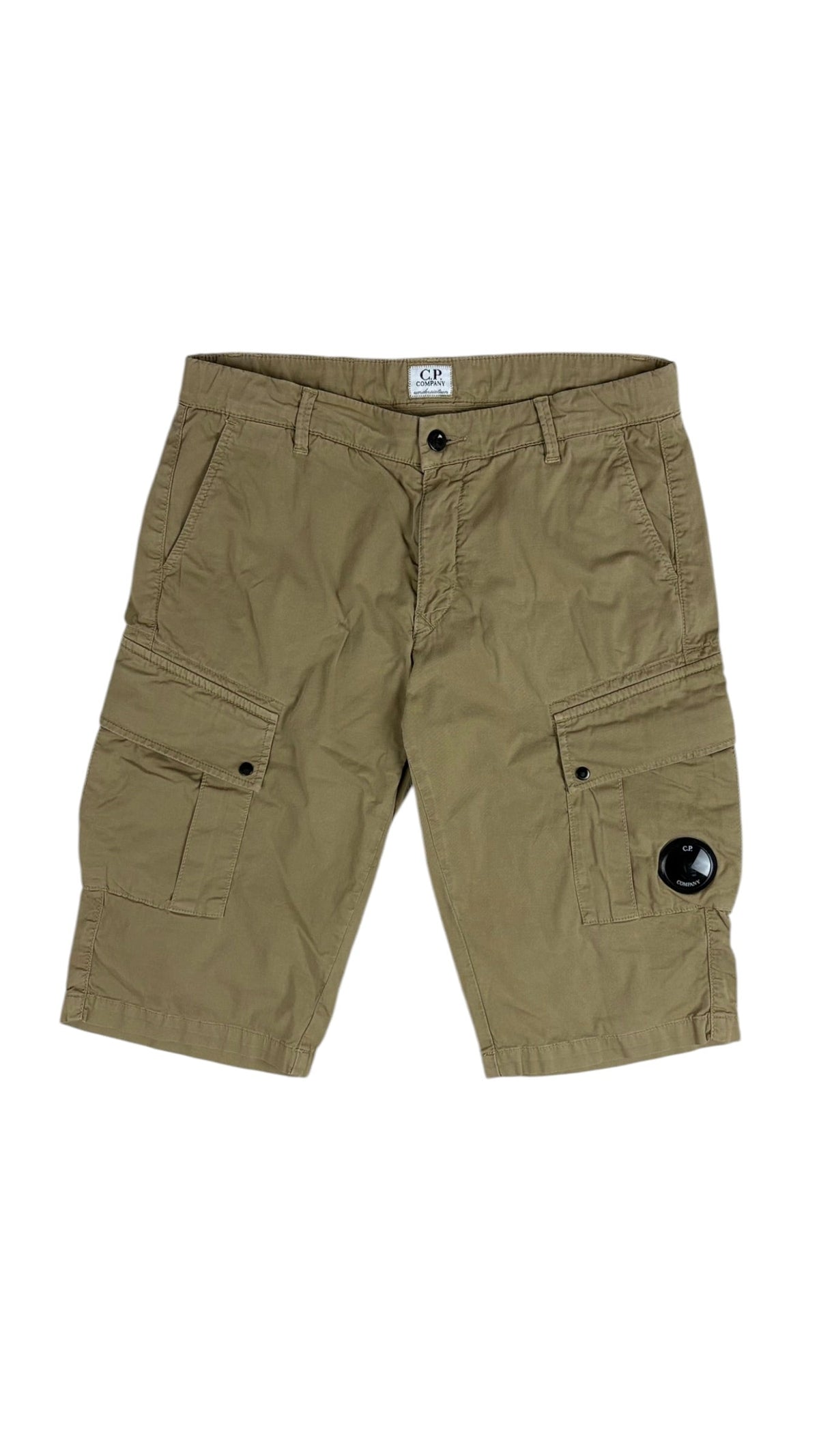 Short C.P Company crème taille 14 ans - Vue de face