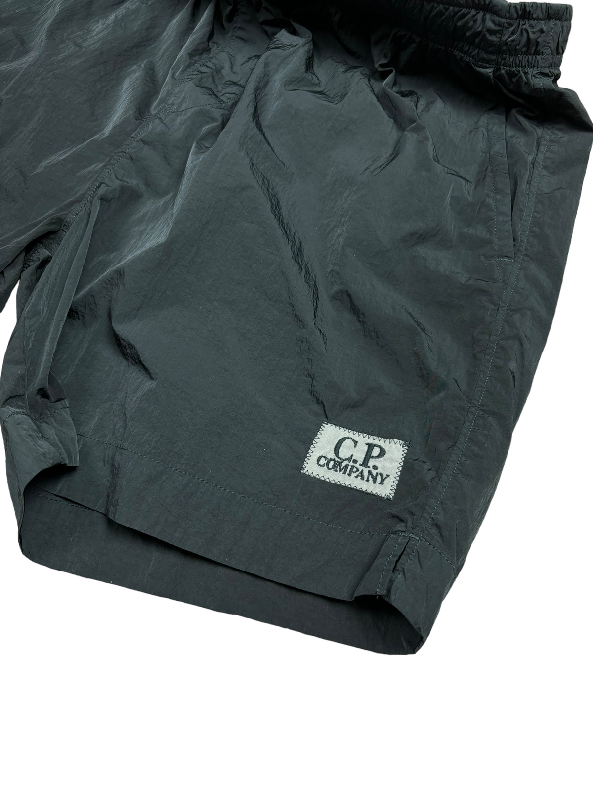 Short C.P Company gris taille S - Logo et étiquette