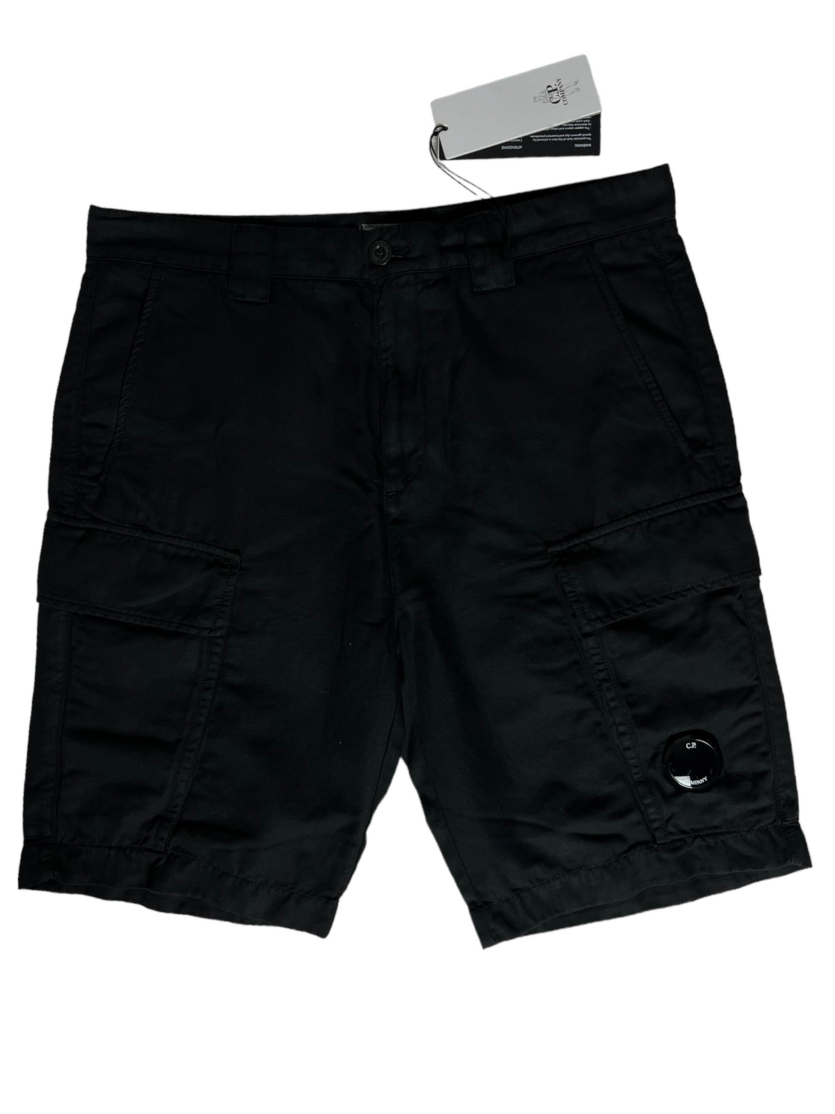 Short C.P Company noir taille SHORT 48 - Vue de face