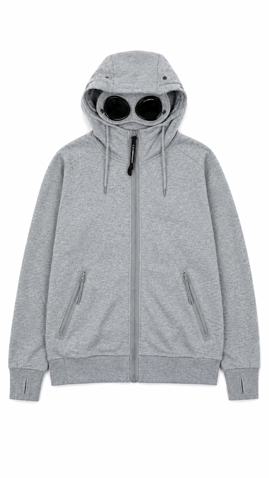 Sweat Zippé à Capuche Goggle C.P Company gris taille M, seconde main authentifiée NB08 — vue 1