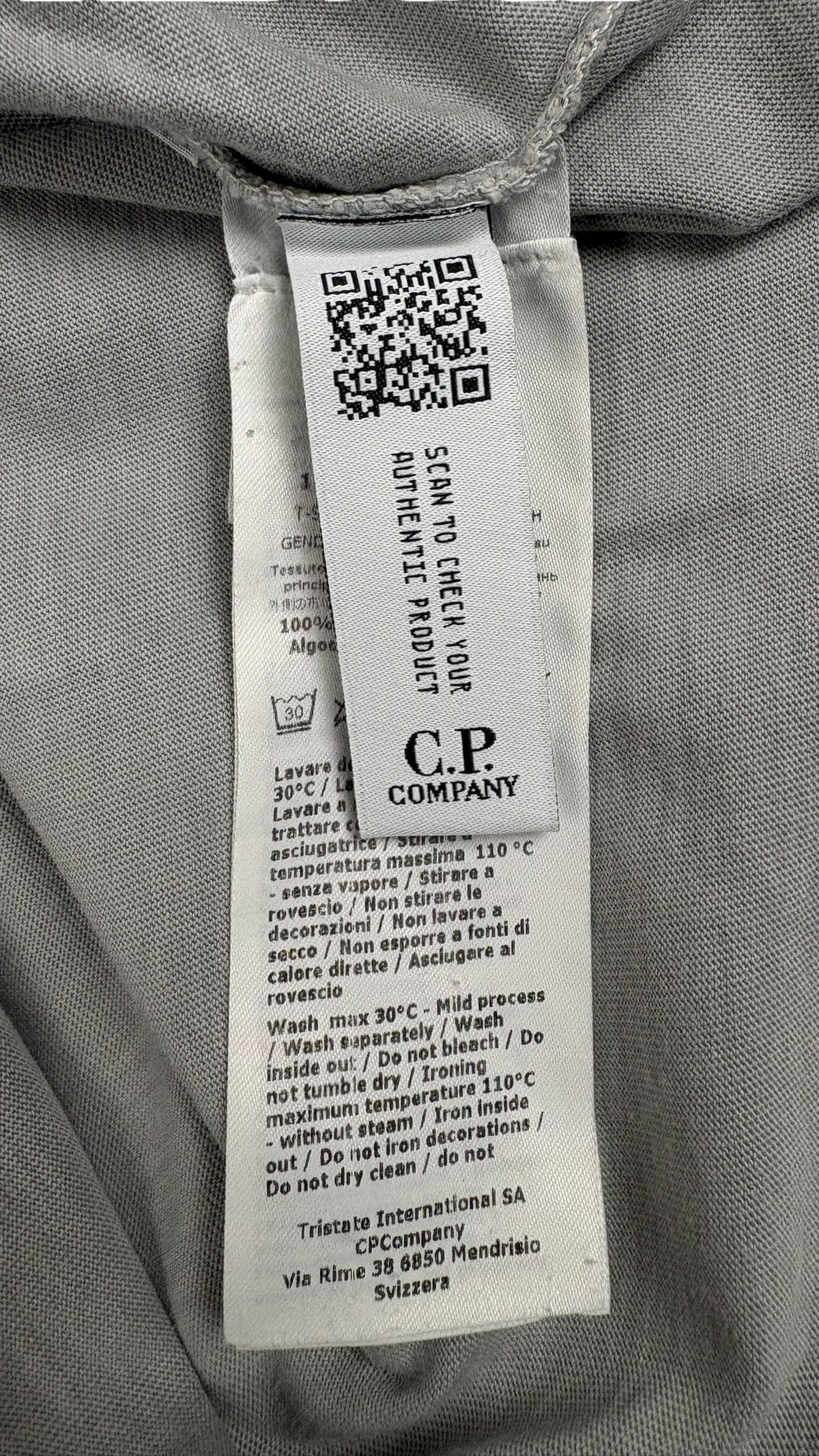 Veste C.P Company bleu taille S - Détail